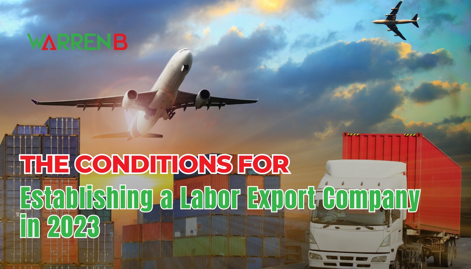 The conditions for establishing a labor export company
